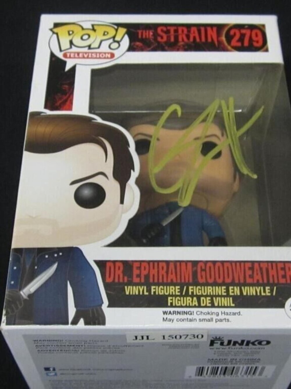 Corey Stoll signed Funko Pop! #279 - The Strain - Dr. Ephraim Goodweather w/COA